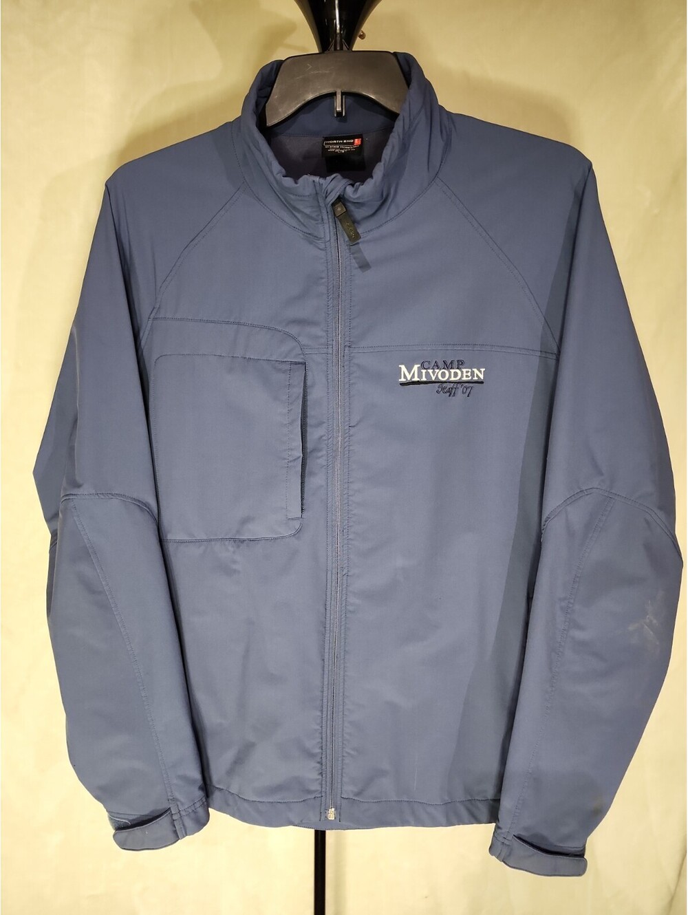 North End Sport Mens L Camp Mivoden '07 Weather Tech Jacket Water Resistant 0250